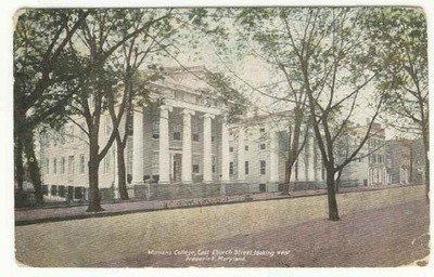 1911 Postcard Woman's College Hood College Frederick MD