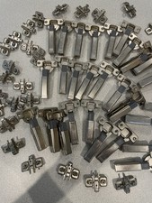 36 x 100° Blum Clip On Soft Close Kitchen Doors Cabinet Hinges Plates Pistons