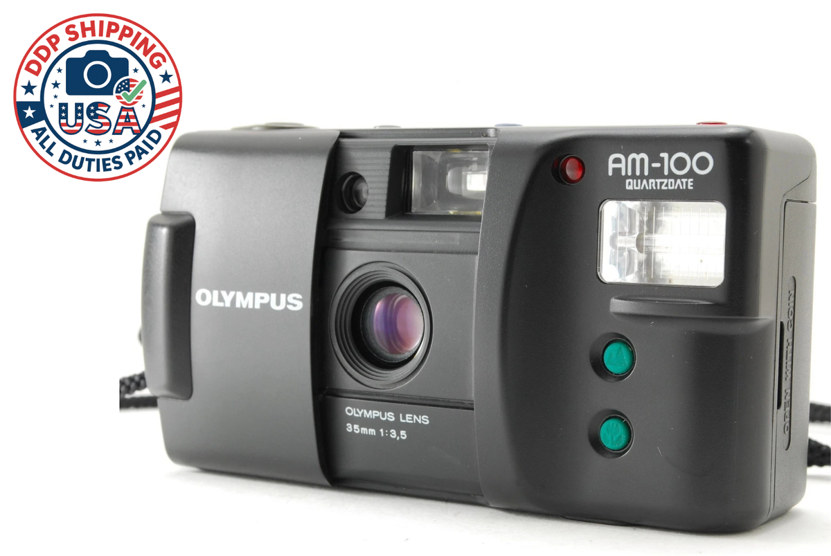 【撮影済み】OLYMPUS AM-100 QUARTZDATE MINT] Olympus AM-100 Quartzdate Point and shoot Compact Film