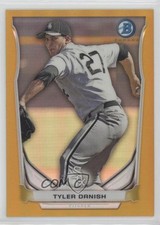 2014 Bowman Prospects Chrome Gold Refractor 45/50 Tyler Danish #BCP54 x4f
