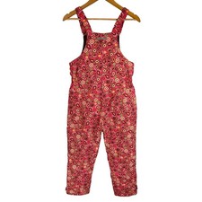 Hanna Andersson Girls Snow Bib One Piece Ski Overall Paisley Sz 150  10-12Y 