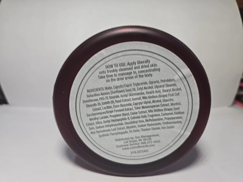 Crema corporal reafirmante Consult Beaute Champagne Lift enebro francés 8 onzas Foto 3 de 4