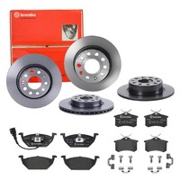 Brembo Bremsscheiben Ø280Mm + BremsbelÄGe Vorne & Hinten FÜR VW Golf 5 Golf 6