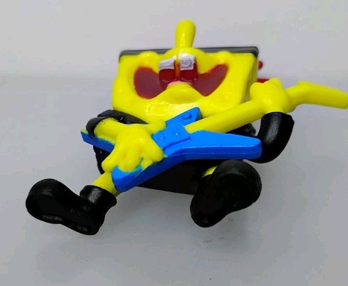 SpongeBob Squarepants Just Play Rocker 2" PVC Figure Cake Topper - Picture 5 of 6
