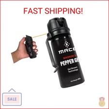 Mace Pepper Gel - Magnum 3, 45g, 20 Feet Range, No Wind Blowback, Max Strength 1