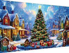 Christmas Tree Large.Diamond Art Kits for Adults, DIY Wall Decor Large Diamond P