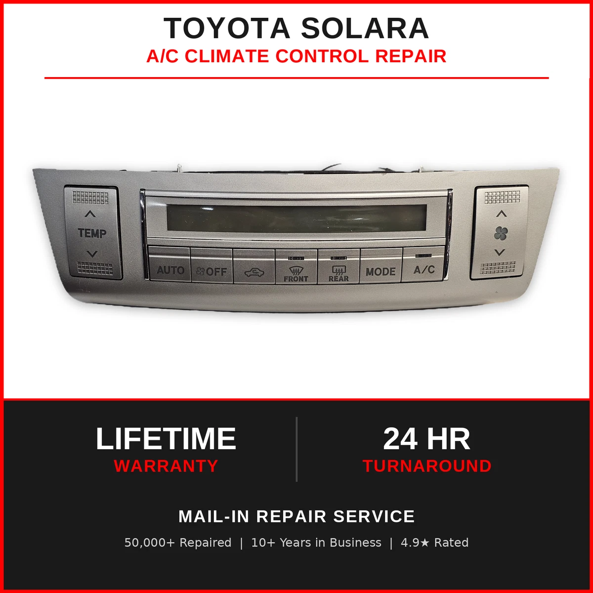 Car A/C & Heater Controls for Toyota for sale | eBay
