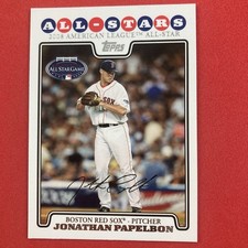 Jonathan Papelbon 2008 Topps Update All Star Card #UH68 MLB Boston Red Sox