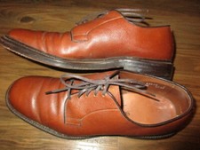 ALLEN EDMONDS LEEDS BROWN LEATHER OXFORDS Men's 9.5 B EC! Made in USA