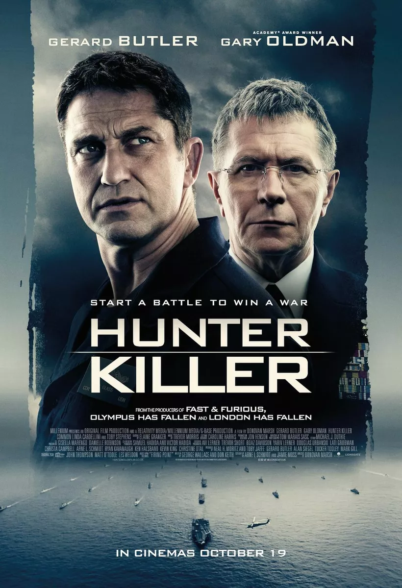 Hunter Killer Movie Poster 18 x 28 ID 3 41 eBay