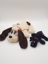 Vintage 1986 Tonka Pound Puppies 18" And 8" Toy Plush. Beige With Spots And...