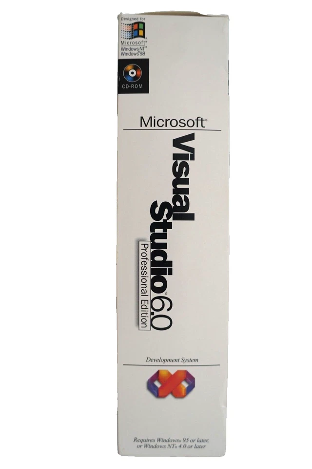 NUEVO Sellado Microsoft Visual Studio Professional 6.0 6 PRO VERSIÓN COMPLETA BÁSICA Foto 4 de 4