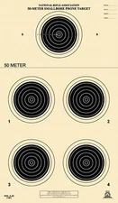 A-26 [A26] NRA Official 50 Meter Smallbore Prone Target, on Tagboard (22)