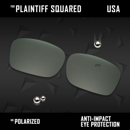 Anti Scratch Polarized Lot Replacement Lens for-Oakley Plaintiff Squared OO4063 - Picture 16 of 34