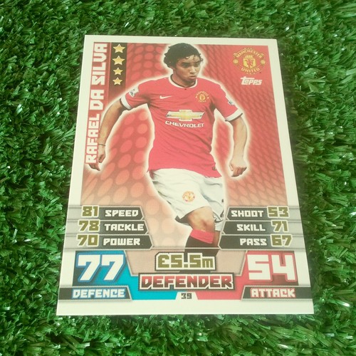 14/15 EXTRA SQUAD UPDATE BASE CARD MAN UTD - WEST HAM MATCH ATTAX 2014 2015 - Picture 4 of 40