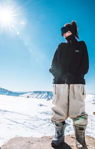 Man Woman Skiing Baggy Pants Warm Loose Skying Ski Trousers Winter Snow Pants - Picture 8 of 24