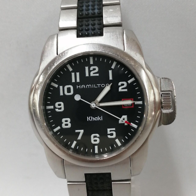 HAMILTON 6309 Khaki Date Quartz Men's Watch | eBay HAMILTON 6309 Khaki Date Quartz Men's Watch | eBay