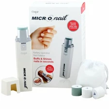 Emjoi Micro-Nail Battery-Operated Nail Polisher, Buffs & Shines Instantly