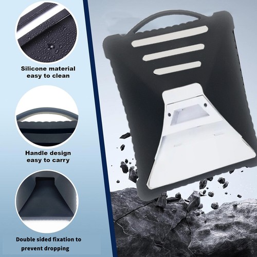 Black Cover For Starlink Mini Silicone Protective Case Anti-Bump and Anti-Drop - Afbeelding 4 van 7