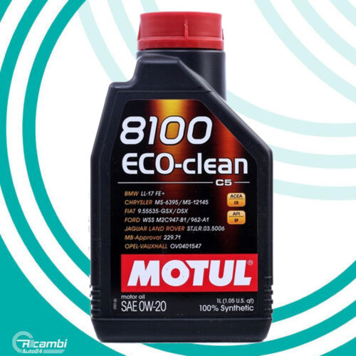 Aceite Motor MOTUL Eco-Clean 0W20 Acea C5 Fiat 955535-GSX Dsx 100% Sintético 1L - Imagen 1 de 9