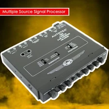 Autotek Car Audio Equalizer 4-Band  / 9-Volt Line-Driver Multiple-Source Signal