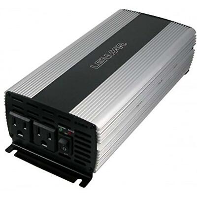LENMAR Inverter, 1000W w/Aluminum Chassis - DC -to- AC Slim Inverter with USB