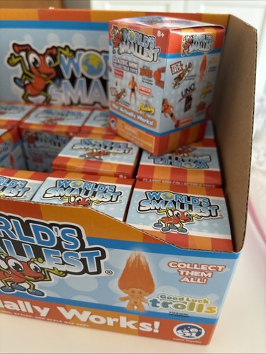 Worlds Smallest Classic Mini Collectible Toy Lot Of 12 NIP unopened - Picture 3 of 4
