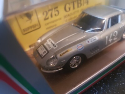 BOX MODEL FERRARI 275 GTB/4 SILVER. 1:43 scale MIB! | eBay UK