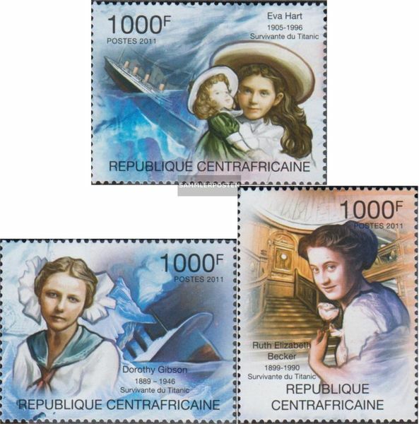 Afrique Centrale République 5336-5338 Feuille Miniature Complète édition 386046611181