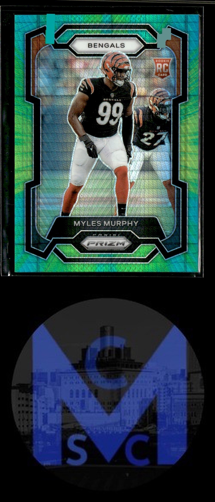 2023 Panini Prizm #320 Myles Murphy Hyper #/175