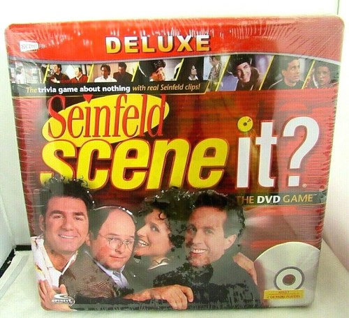 Seinfeld Scene It? DELUXE DVD Game Collectors Metal Tin Edition! *NEW SEALED* - Picture 3 of 4