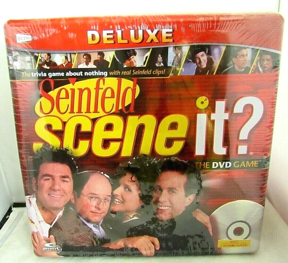 Seinfeld Scene It? DELUXE DVD Game Collectors Metal Tin Edition! *NEW SEALED* - Image 3 of 4