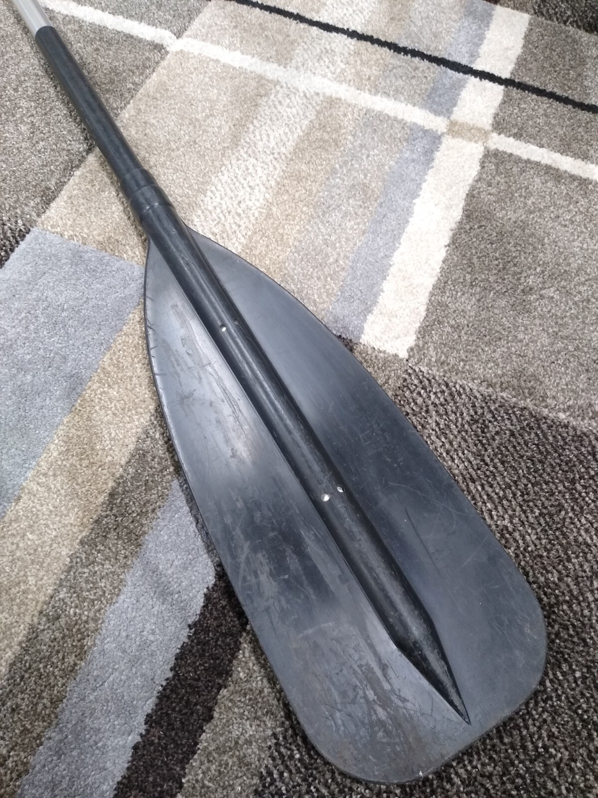 Caviness Paddles 4ft Kayak Canoe Paddle Aluminum Tube Plastic Paddle & Handle 