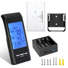 Intelligent Gas Fireplace Remote Control,Child Protection,Touch Screen Functi...