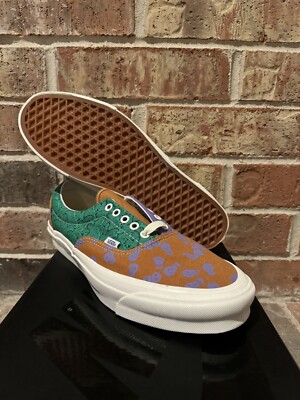 New 11.5 Vans Vault WTaps UA OG Era Pumpkin Spice Green Purple Skull Men Shoes