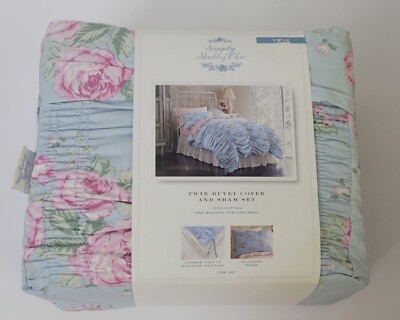 Housse De Canapé D'amour Rachel Ashwell Simply Shabby Chic - Modèle ROSALIE, Motif Cottagecore Rose, Taille 2 Places