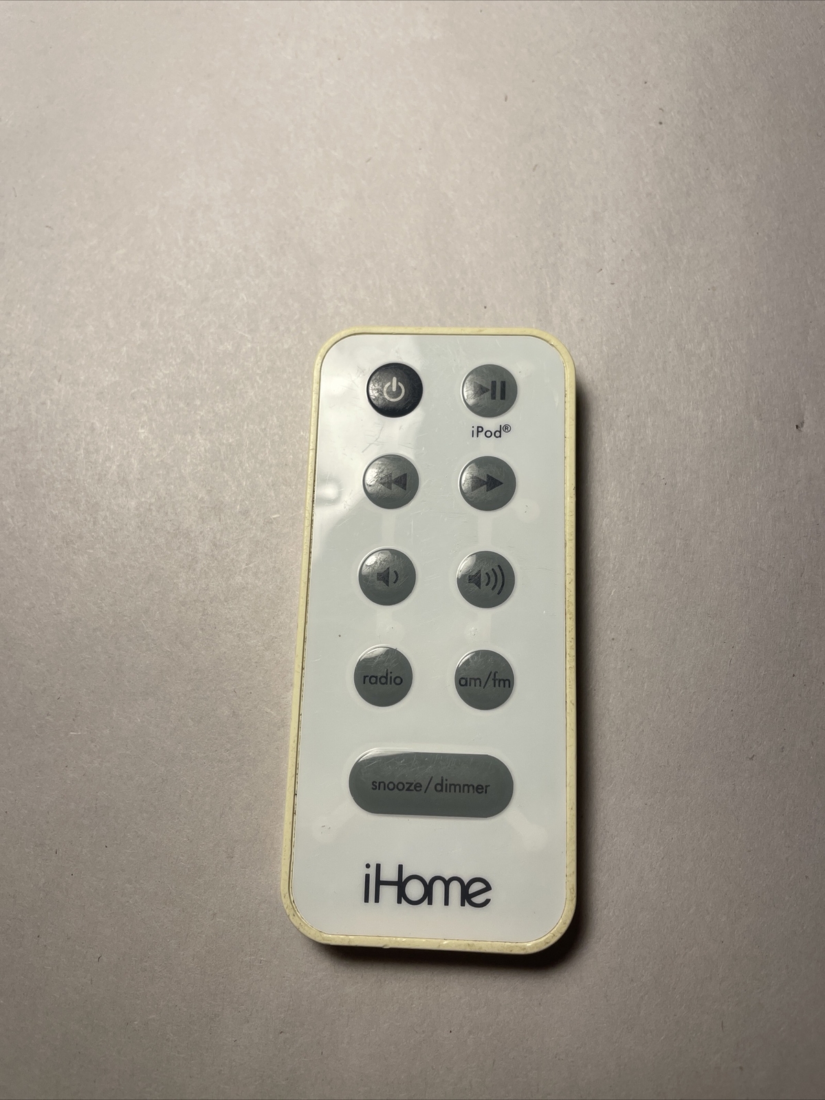 Remote Control For Ihome IH3 IH5 IH56 I55 I-POD Dock Clock Radio the Home System