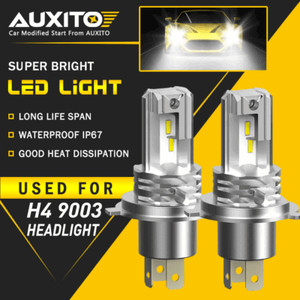 AUXITO Super Lumineux H4 9003 LED Kit phare Ampoule Haute Faible Blanc 40000LM EOA