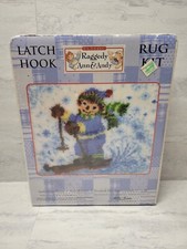 MCG Textiles Graph N' Latch Rug Kit New 21  x 28" Andy Snow Skiing