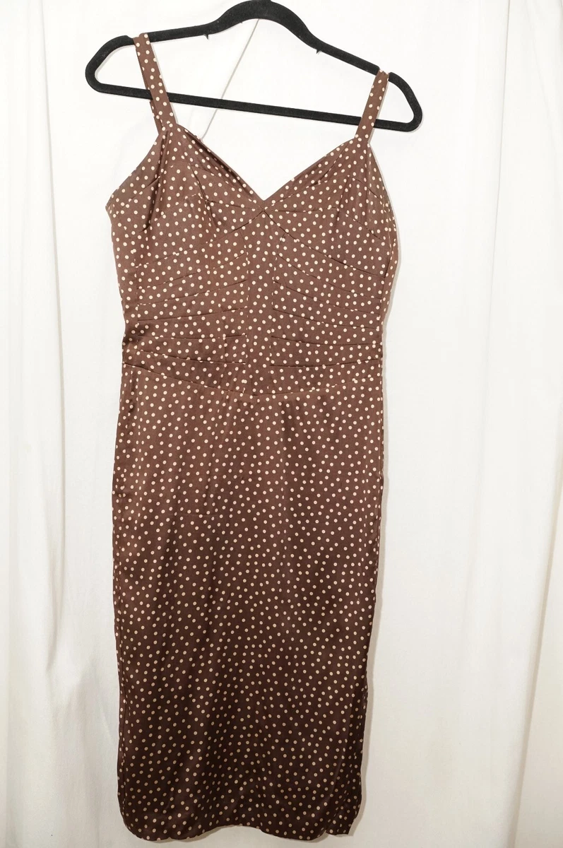 Robe Arden B Léopard Vert Et Marron – Taille Inconnue (très Bon état)
