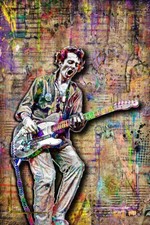 JOE STRUMMER 13x19in Poster, THE CLASH JOE STRUMMER Print Free Shipping US