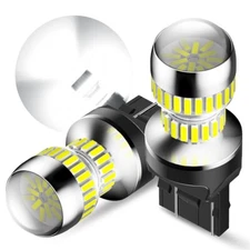 2X AUXITO 7443 7440 W21W LED 6000K Back Up Reverse Light Bulb Super Bright White