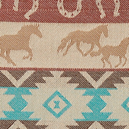 Ranch Jacquard Southwestern Cotton Country Farmhouse Table Runner - Picture 2 of 3