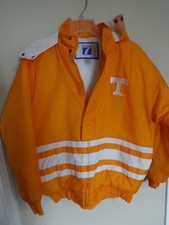 EUC Vintage Logo 7 Zip Front NCAA Tennessee Volunteers Lined Coat Youth XL 18 