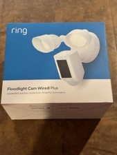 Ring Floodlight Cam Wired Plus, motion-activated 1080p HD video - 2021 release