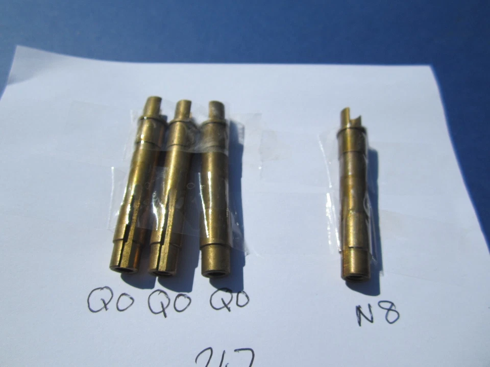 4 tubos emulsionantes Suzuki RG500 RGB50 carburador Mikuni carreras moto Foto 2 de 2