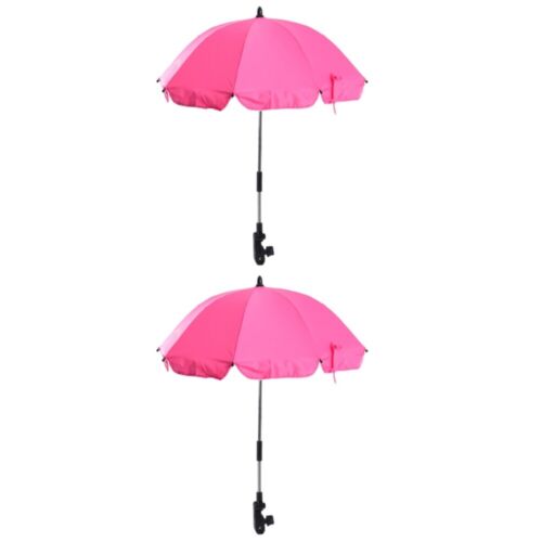2pcs Stretchable Baby Pram Stroller Umbrella Mount Stand Umbrella Pushchair