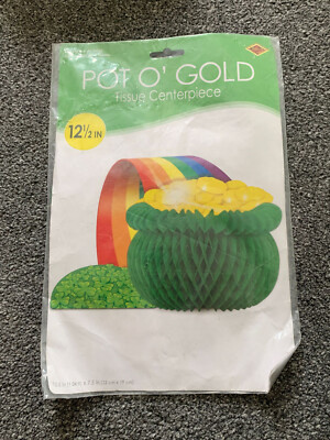 Beistle Pot-O-Gold Taschentuch Herzstück 12,5'' - KOSTENLOSE LIEFERUNG