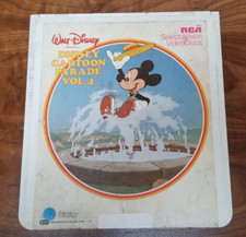 Walt Disney Cartoon Parade Volume 4 Mickey Mouse RCA SelectaVision VideoDisc