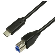 Logilink Cavo SuperSpeed USB-C™ Maschio/USB-B Maschio 2m Nero